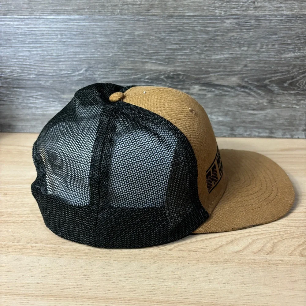 Master Halco Hat Cap Snapback Brown Canvas‎ Fencing Outdoors